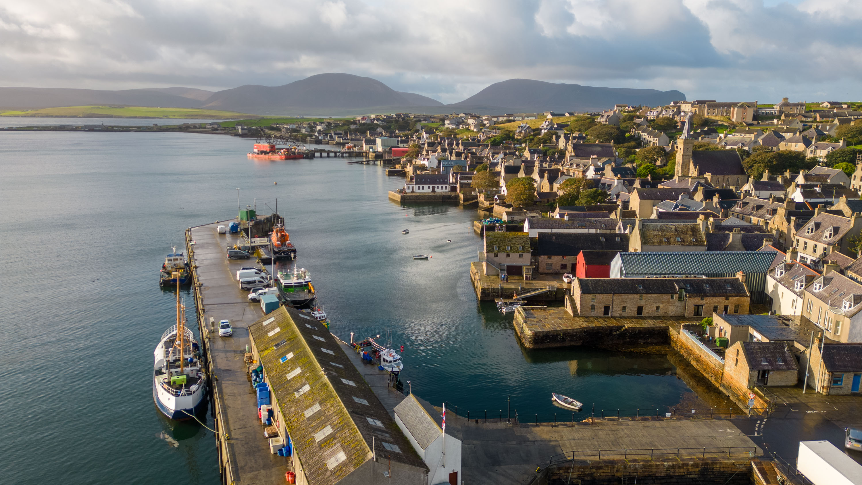 UHI Orkney Maritime Studies Building on Victoria Street in Stromness