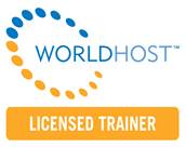 Worldhost licensed trainer logo