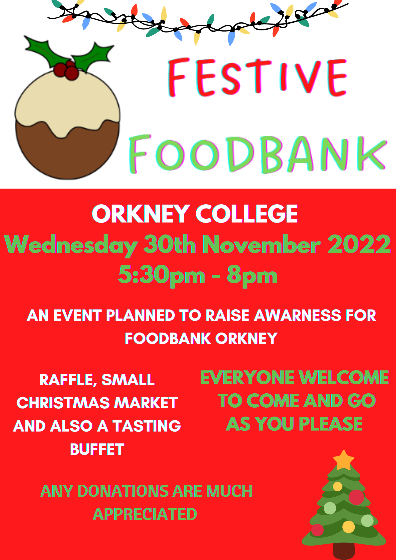 Festive Foodbank Poster