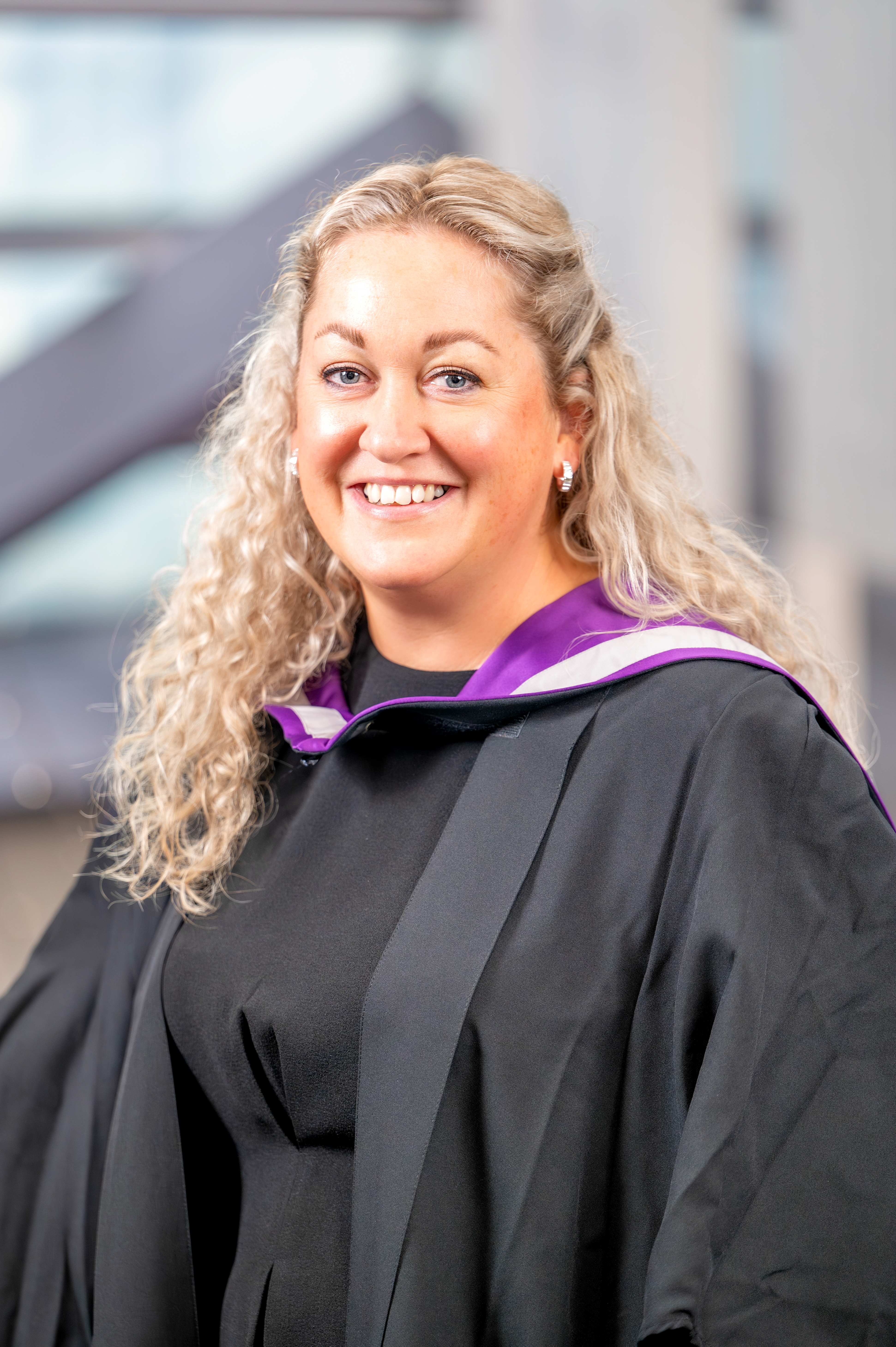 graduate smiling