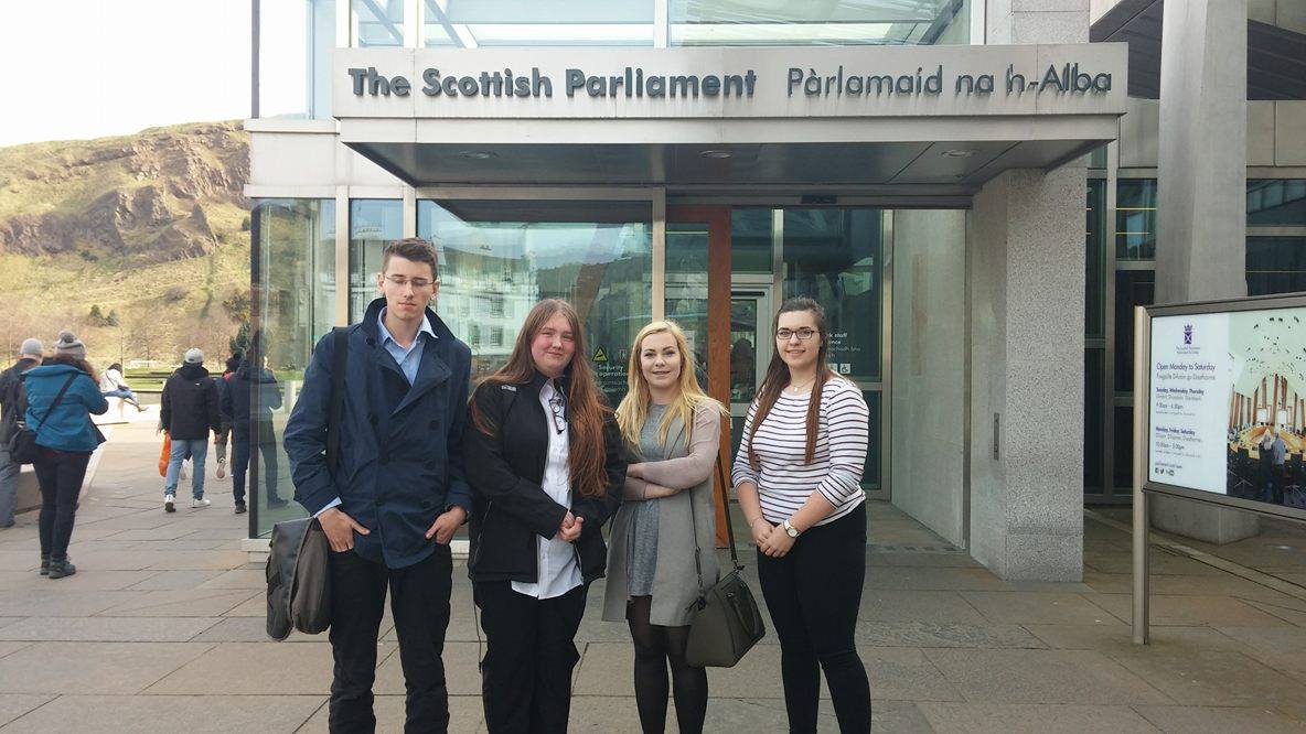 FE Students attend "Your Parliament" Conference at Scottish Parliament