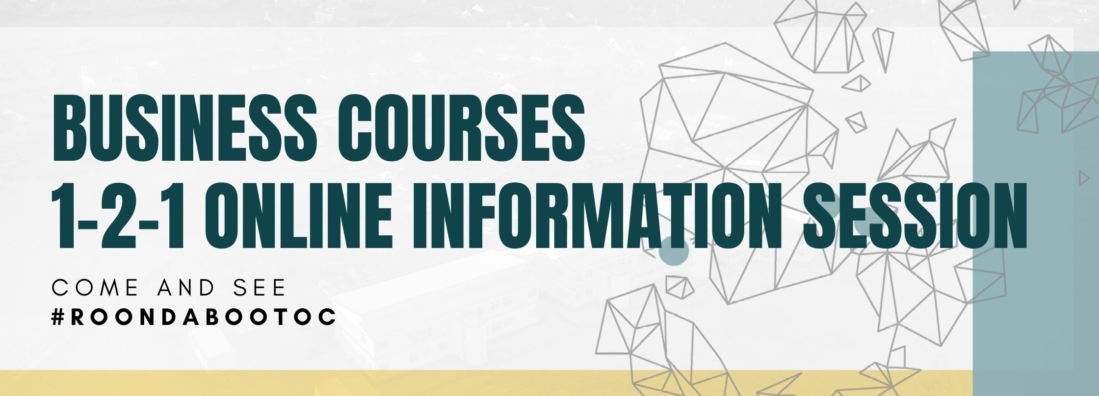 Business courses 1-2-1 online information session | Come and see | roondabootoc