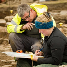 Archaeology postgraduate students